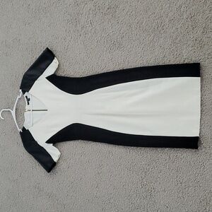 Black and white dress